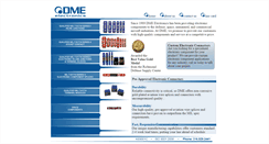 Desktop Screenshot of dmeelectronics.com